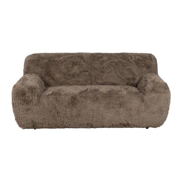 Rudos spalvos sofa 185 cm Teddy – Ixia
