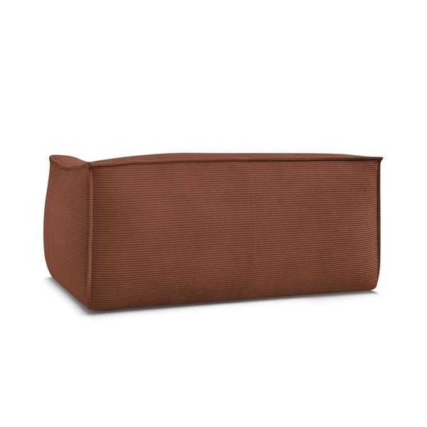 Oranžinės spalvos sofa iš kordinio velveto 170 cm Giorgia – Bobochic Paris-image-4