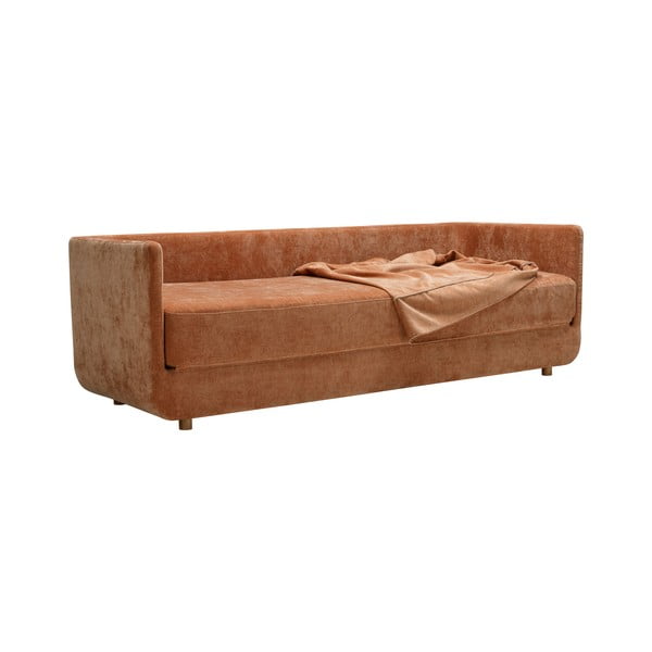 Oranžinė sofa-lova 214 cm Stiny - Sits-image-4