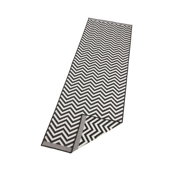 Juodos ir kreminės spalvų dvipusis itin atsparus "Bougari Twin Supreme Mismo", 80 x 350 cm-image-2