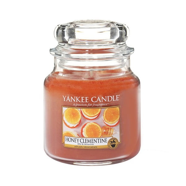 Kvapnioji žvakė "Yankee Candle Clementine with honey", degimo trukmė 65 - 90 val.