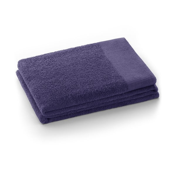 Violetinės spalvos iš frote audinio iš medvilnės rankšluostis 30x50 cm Amari – Restilo