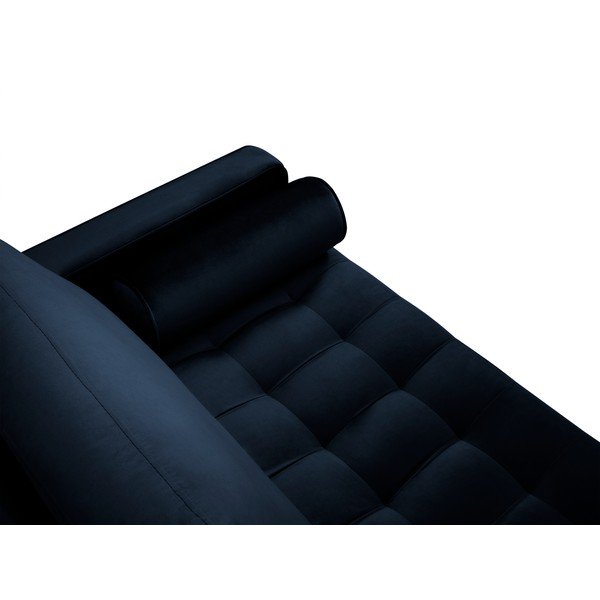 Mėlyna aksominė sofa Milo Casa Santo, 174 cm-image-4