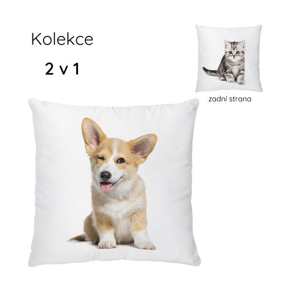 Iš satino medvilnės vaikiška pagalvė 45x45 cm The Cutest Ones – Butter Kings-image-3