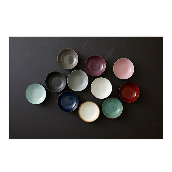 Juodos spalvos/mėlynos spalvos iš akmens masės mažas dubuo 1 l Gastro Dark Blue/Black – Bitz-image-1