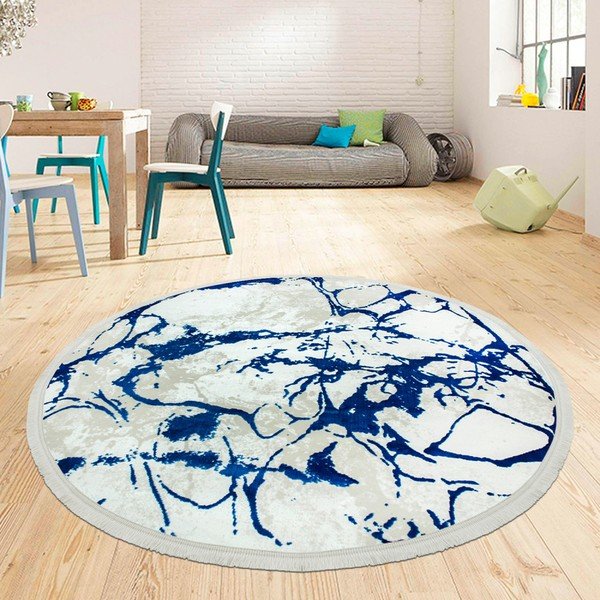 Kilimas Extravagante Azul, ⌀ 150 cm