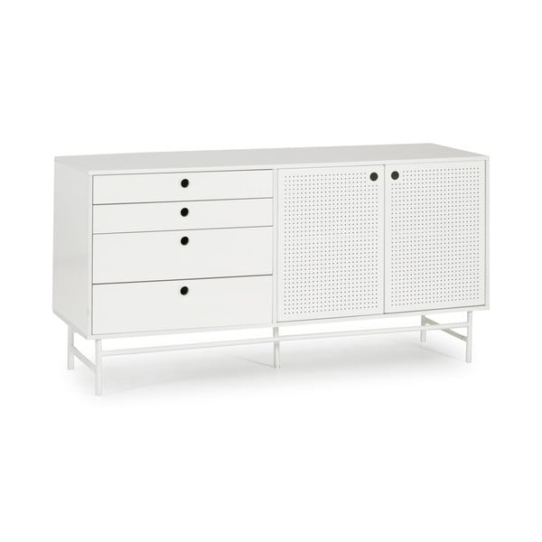 Balta komoda Teulat Punto, 150 cm pločio-image-3