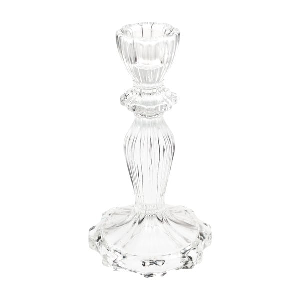 Aukšta skaidraus stiklo žvakidė - Rex London
