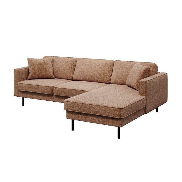 Molio rudos spalvos kampinė sofa MESONICA Kobo, dešinysis kampas-image-2
