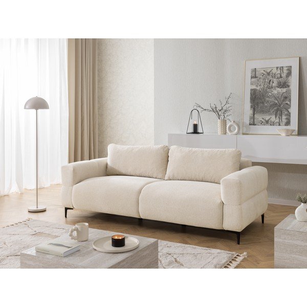 Kreminės spalvos sofa 217 cm Helio – Ropez-image-2