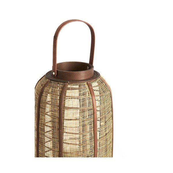 Iš medžio/iš tekstilės žibintas (aukštis 34,5 cm) Serein – Light & Living-image-1