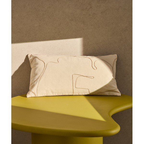 Dekoratyvinis pagalvės užvalkalas 30x50 cm Dibel – Kave Home-image-1