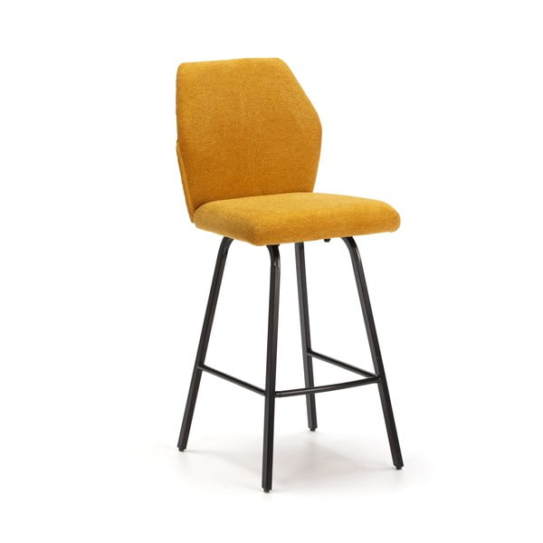 Garstyčių spalvos baro kėdės, 4 vnt., 65 cm ilgio Bei - Marckeric