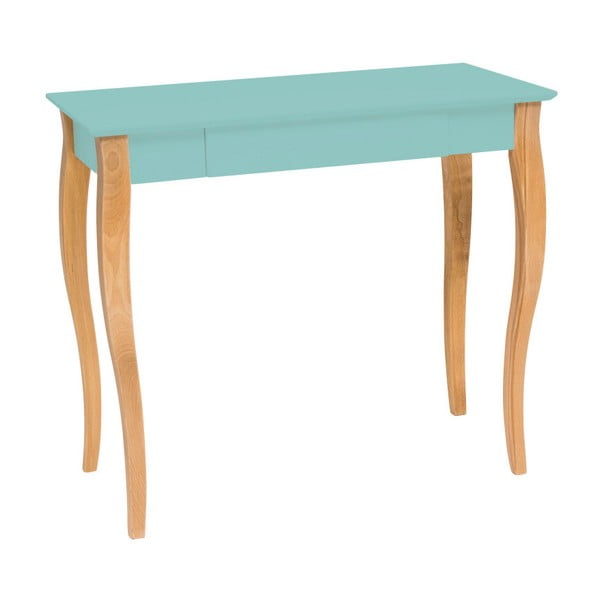 "Ragaba Lillo" šviesiai turkio spalvos rašomasis stalas, plotis 85 cm