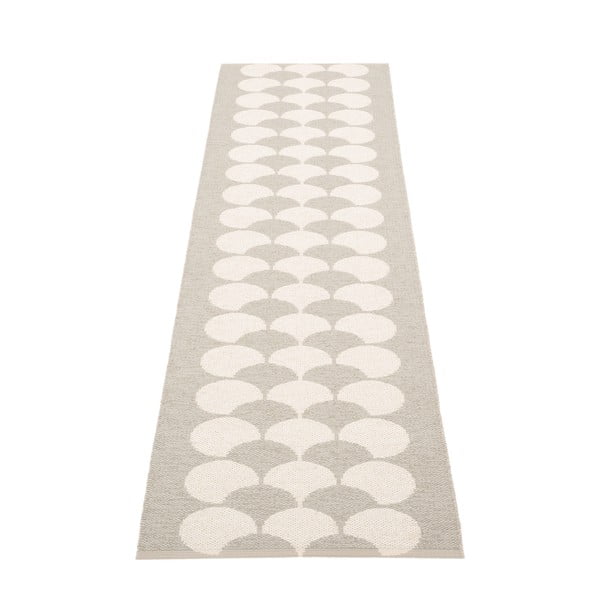 Kreminės spalvos lauko kilimas 70x250 cm Poppy Linen – Pappelina