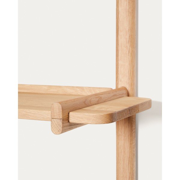 Iš ąžuolo masyvo modulinė lentyna natūralios spalvos 110x98 cm Sitra – Kave Home-image-2