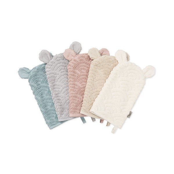 Pilkai rožinės spalvos iš organiškos medvilnės plaušinė 14x22 cm Dusty Rose – Cam Cam Copenhagen-image-2