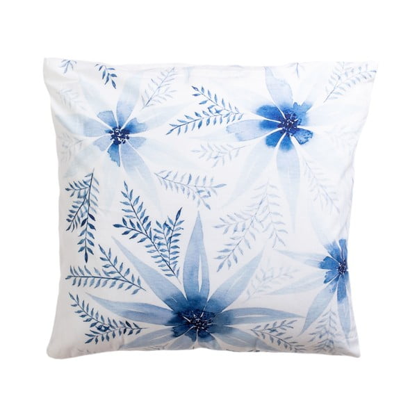Mėlyna ir balta dekoratyvinė pagalvėlė 45x45 cm - JAHU collections