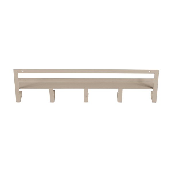 Smėlio spalvos sieninė lentyna su lentyna 50 cm Quinn – WOOOD-image-3