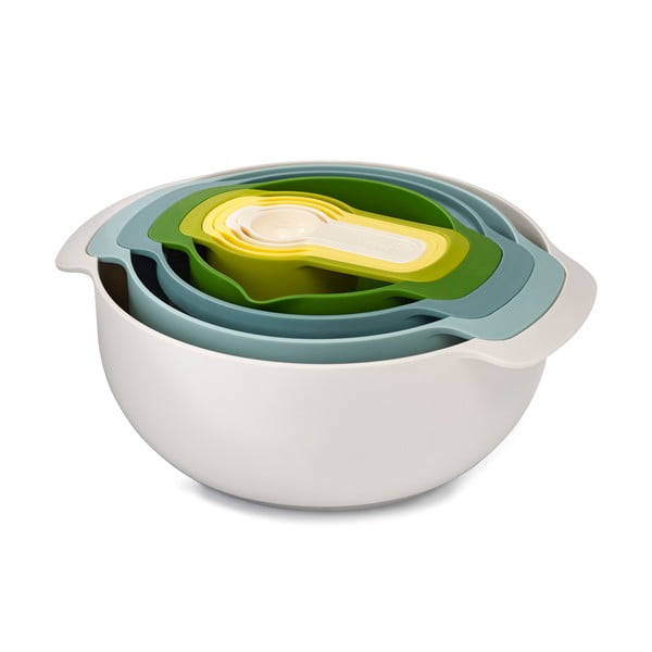 Universalus 9 dalių dubenėlių rinkinys Joseph Joseph Opal