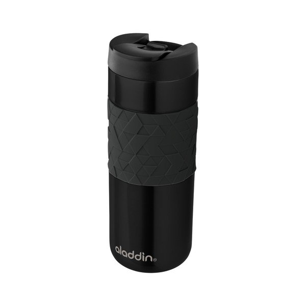 Juodas "Aladdin Easy-Grip Leak-Lock™" termo puodelis, 470 ml