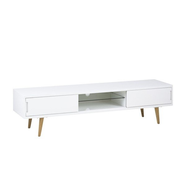 Baltas TV staliukas "Actona Elise", 180 x 46 cm-image-2