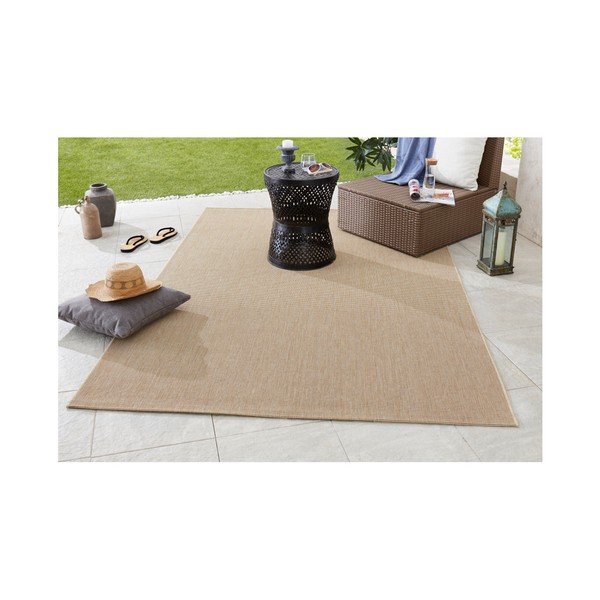 Smėlio spalvos lauko kilimas Bougari Match, 160 x 230 cm-image-1
