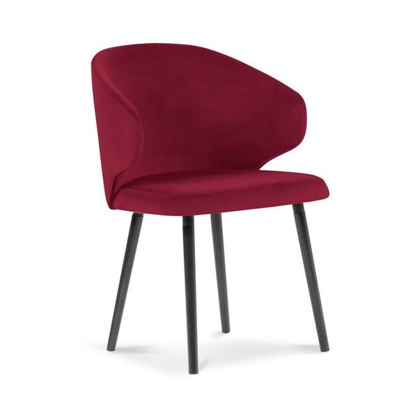 Raudona valgomojo kėdė su aksomo apmušalais Windsor & Co" Sofos Nemesis