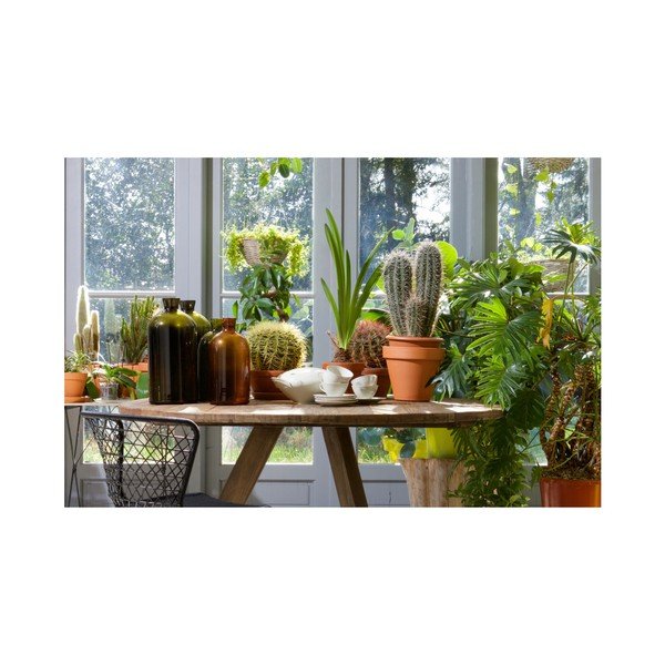 Tamsiai žalios spalvos stiklo vaza "BePureHome Chemistry", aukštis 40 cm-image-3