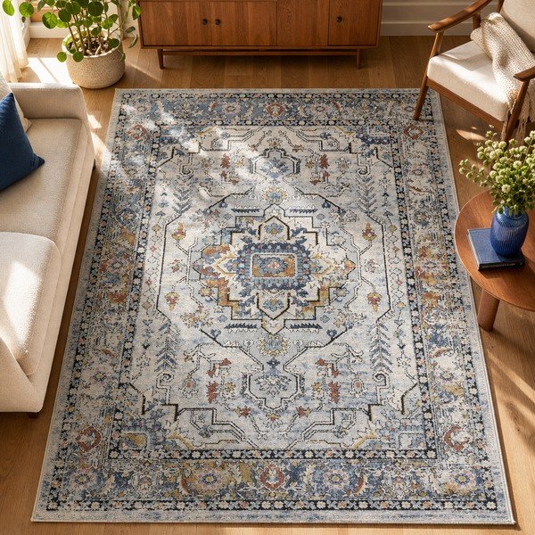 Kilimas smėlio spalvos 120x170 cm Mabel – Universal-image-4