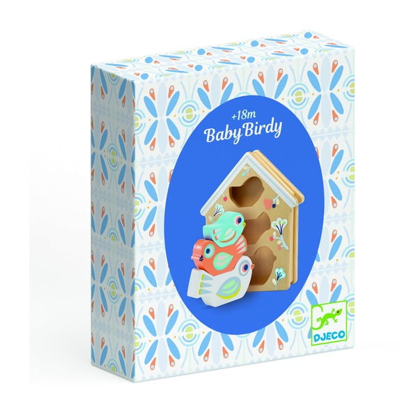 Vaikiška medinė dėlionė Djeco Birdhouse-image-2