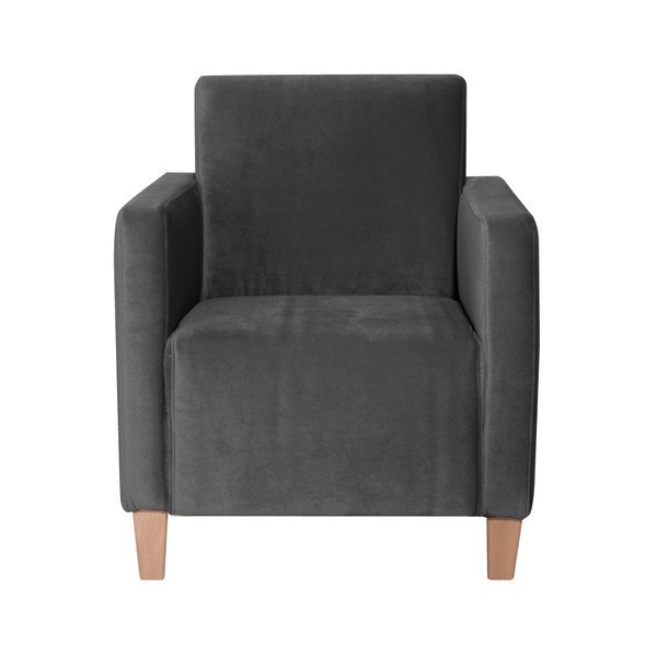 Antracito spalvos fotelis "Max Winzer Milla Velvet-image-1