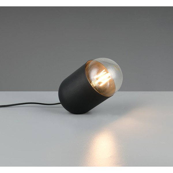 Juodos spalvos iš metalo stalinis šviestuvas (aukštis 13,5 cm) Nara – Reality-image-1