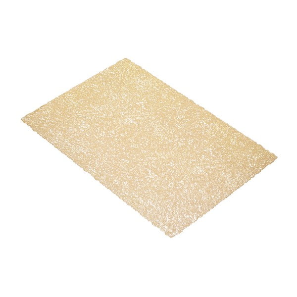 Smėlio spalvos virtuvės amatų austas kilimėlis
