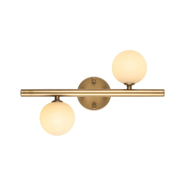 Sieninė lempa auksinės spalvos Domino – Opviq lights