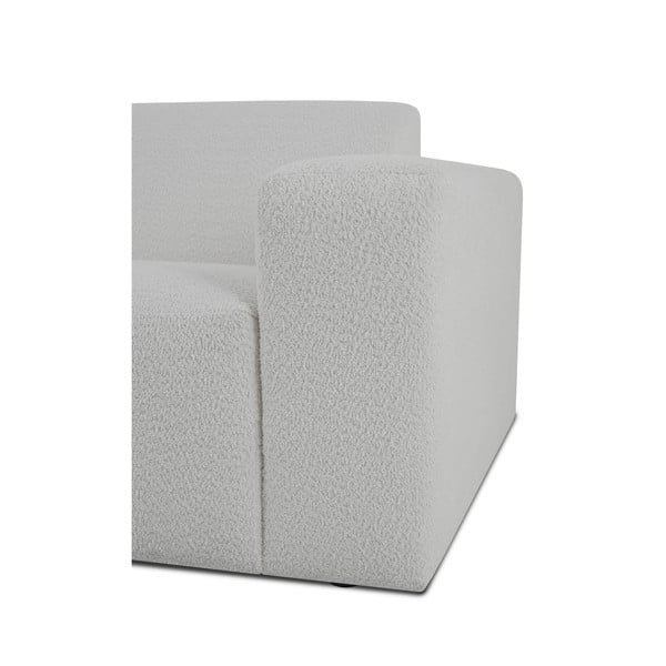 Iš boucle sofa baltos spalvos 228 cm Roxy – Scandic-image-4