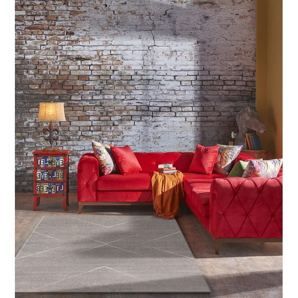 Kilimas pilkos spalvos 133x190 cm Lori – FD-image-1