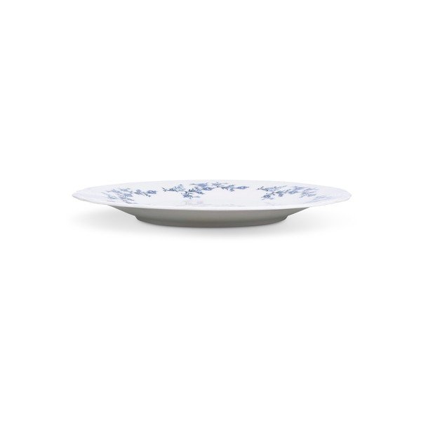 Baltos spalvos/mėlynos spalvos skirta serviravimui iš porceliano  lėkštė ø 32 cm Retro – BonBistro-image-4