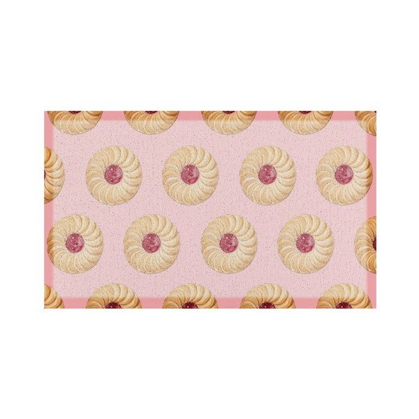 Iš perdirbto plastiko grindų kilimėlis 40x70 cm Jam Biscuit  – Artsy Doormats