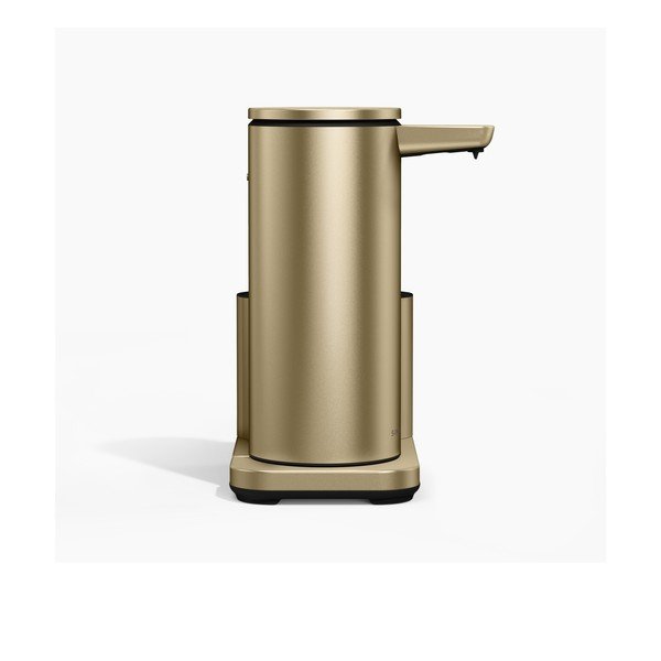 Automatinis matinės auksinės spalvos iš metalo stovas skalbimo reikmenims – simplehuman-image-2