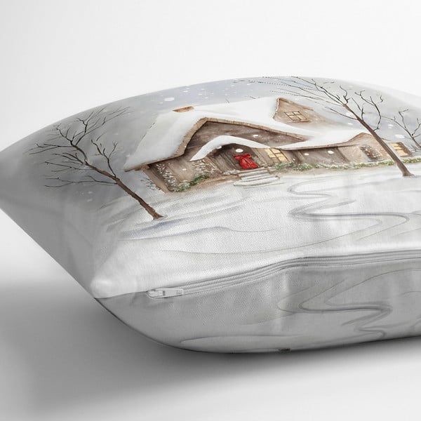Dekoratyvinis pagalvės užvalkalas su Kalėdų motyvu 43x43 cm – Mila Home-image-1