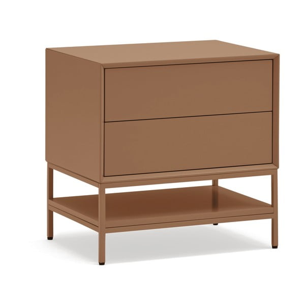 Naktinis staliukas raudonos plytų spalvos Platt – Teulat