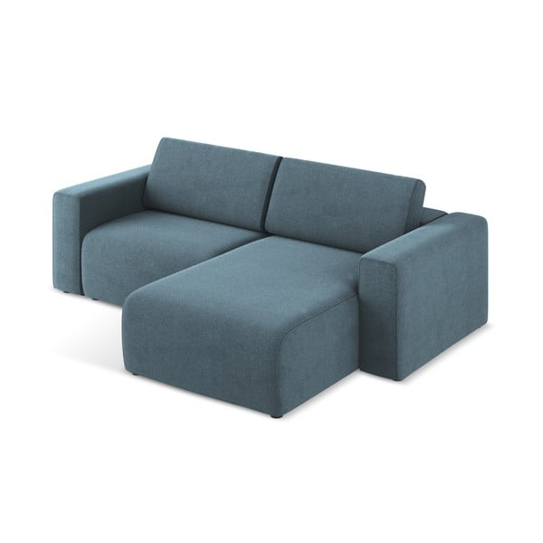 Mėlynos spalvos kampinė sofa (su dešiniuoju kampu) Kalea – Makamii-image-3