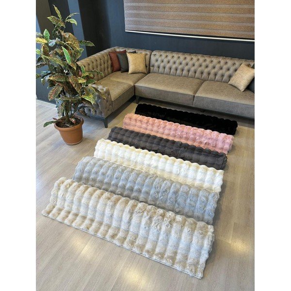 Skalbiamas kilimas juodos spalvos 150x230 cm Bubble Black – Mila Home-image-4