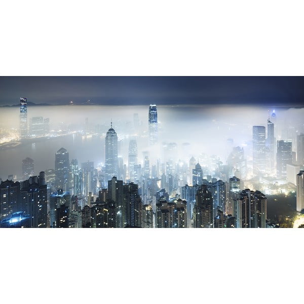 Paveikslas 140x70 cm Misty Night – Malerifabrikken