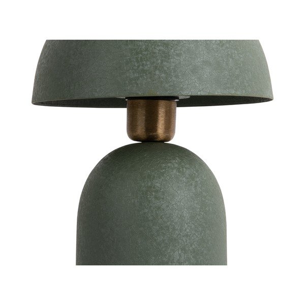 Stalinis šviestuvas žalios spalvos (aukštis 30 cm) su metaliniu gaubtu Boaz – Leitmotiv-image-2