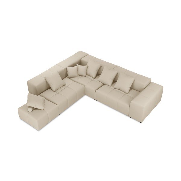 Smėlio spalvos kampinė sofa (kintama) Rome - Cosmopolitan Design-image-3