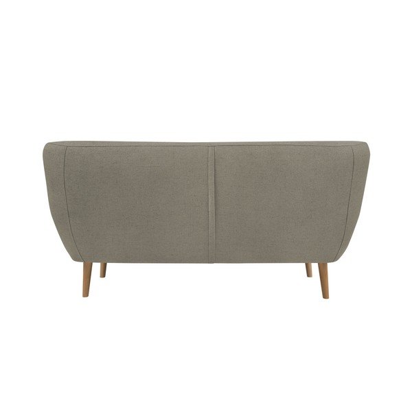 Rudos spalvos dvivietė sofa su šviesiomis kojomis Mazzini Sofas Sicile-image-1