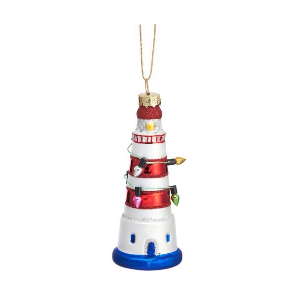 Iš stiklo eglutės papuošimas Lighthouse – Sass & Belle