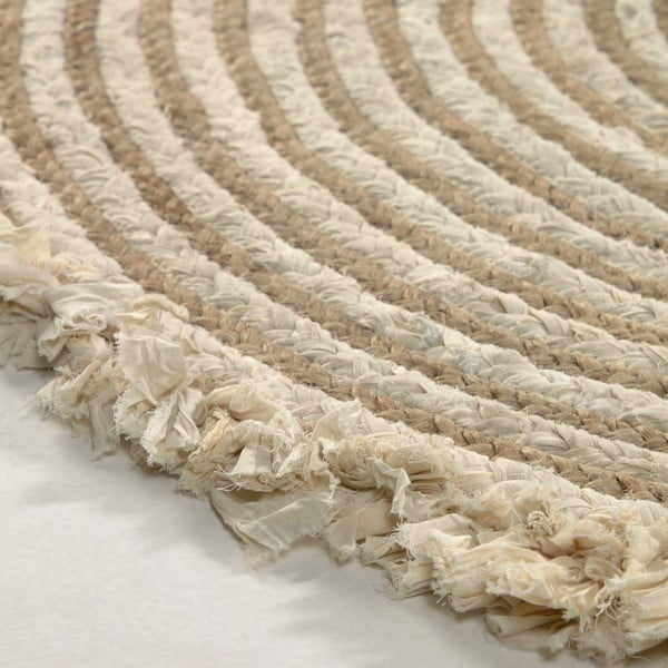 Natūralaus džiuto kilimas Kave Home Gisel, skersmuo 120 cm-image-3